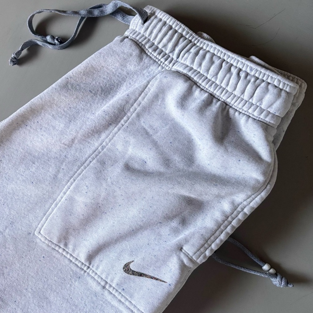 NIKE Crater Speckled French Terry Sweatpants Joggers Yoga Workout Bottoms